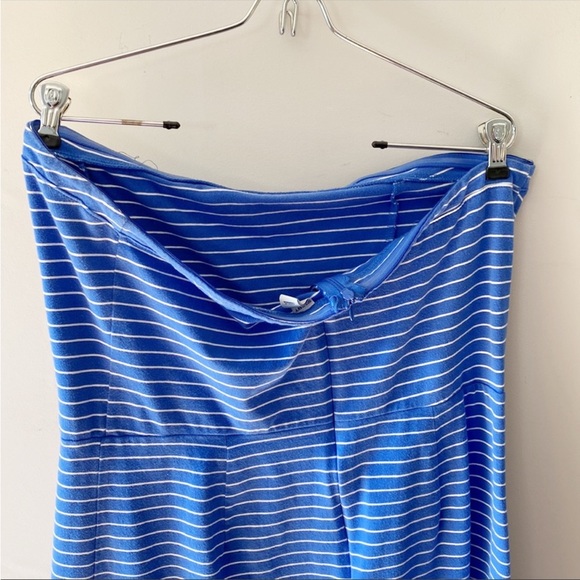 Old Navy | XL | Women’s Blue White Stripe Strapless Mini Dress - Picture 5 of 6